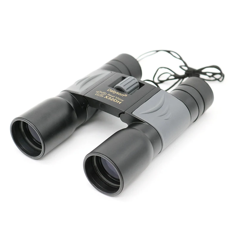 Datyson 12x32 تلسكوب HD كامل المغلفة مناظير مع الهاتف الذكي محول للطيور الصيد التخييم