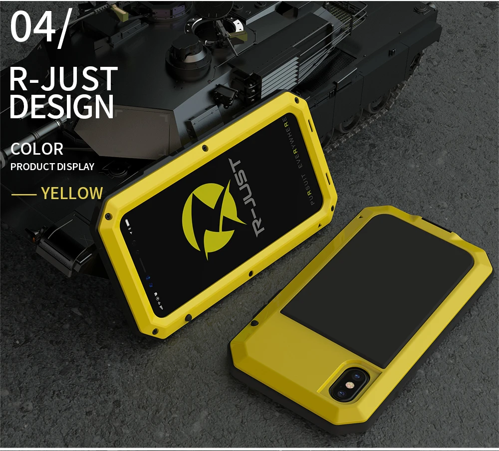 Outdoor Heavy Duty Doom Armor Shockproof Metal Case For iPhone 13 pro max 12 pro max XS MAX XR 7 8 11 Dustproof Protection Cover iphone 13 pro wallet case