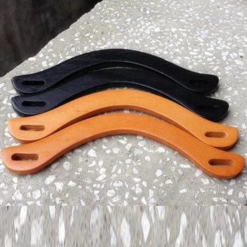 

55% OFF Black And Nature Brown Color DIY Accessories Handmade Bag Handle Wholesale Bag Handger Fashion Wooden Purse Handle