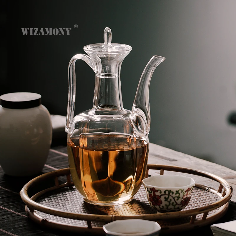 Manufacturer Heat Resistant Borosilicate Glass Tea Set Clear Teapot With  Heater Tea Cup Fair Cup Can Purchased Separately - Buy Manufacturer Heat