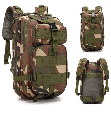 35L Молл пакет Военный Тактический штурмовой слинг рюкзак армейский рюкзак нейлоновая сумка для наружного водонепроницаемого туризма кемпинга охоты - Цвет: Jungle camouflage