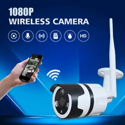 Zjuxin 1080 P наружная камера WIFI Беспроводная ip-камера использование HD 3,6 мм объектив для вашей домашней безопасности Поддержка Макс 128 ГБ TF Карта