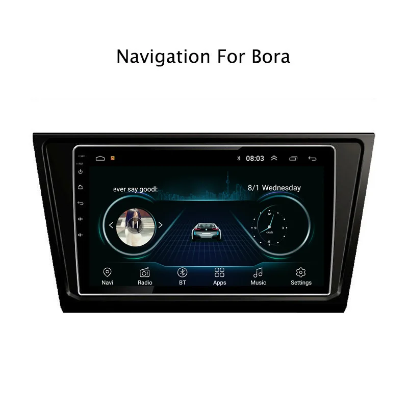 Best 10.1" 2.5D IPS Android 8.1 Car DVD GPS Player For VW Bora 2016-2018 Car Radio Stereo Head Unit with Navigation 0