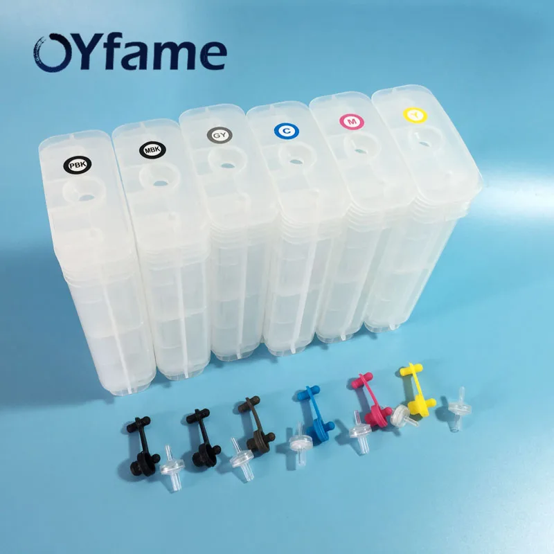 OYfame 72 Cartridge For HP 72 130ML Empty Refillable Ink Cartridge With