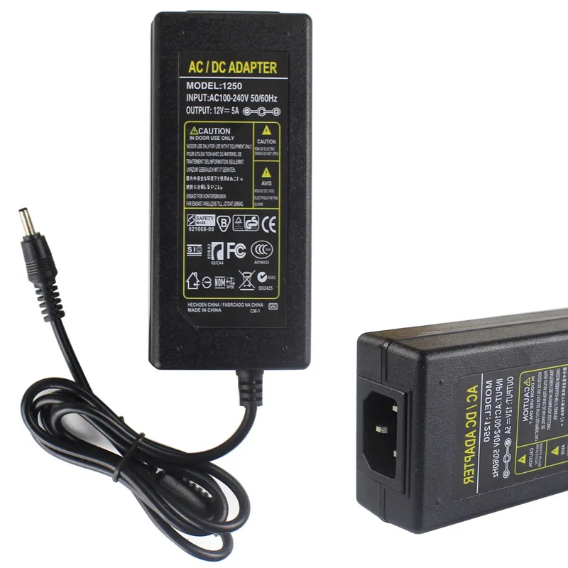 

12V 5A AC DC Aapter Power Supply For Intermec CK3 CK3R CK3X Single Dock & Quad Battery Charger, 851-061-502 PSU