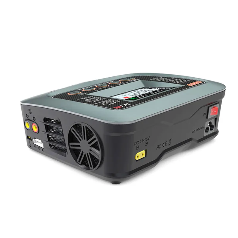 SkyRC Q200 QUATTRO Интеллектуальный AC/DC 2X100 Вт 2X50 Вт беспилотный баланс зарядное устройство для Lipo/LiHV/литий-железо/ион/NiMH/NiCD батареи