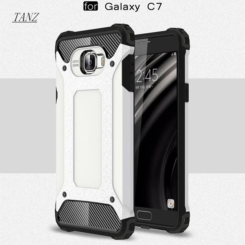 TANZ для Samsung Galaxy C7 чехол Гибридный жесткий прочный двойной повышенной прочности с