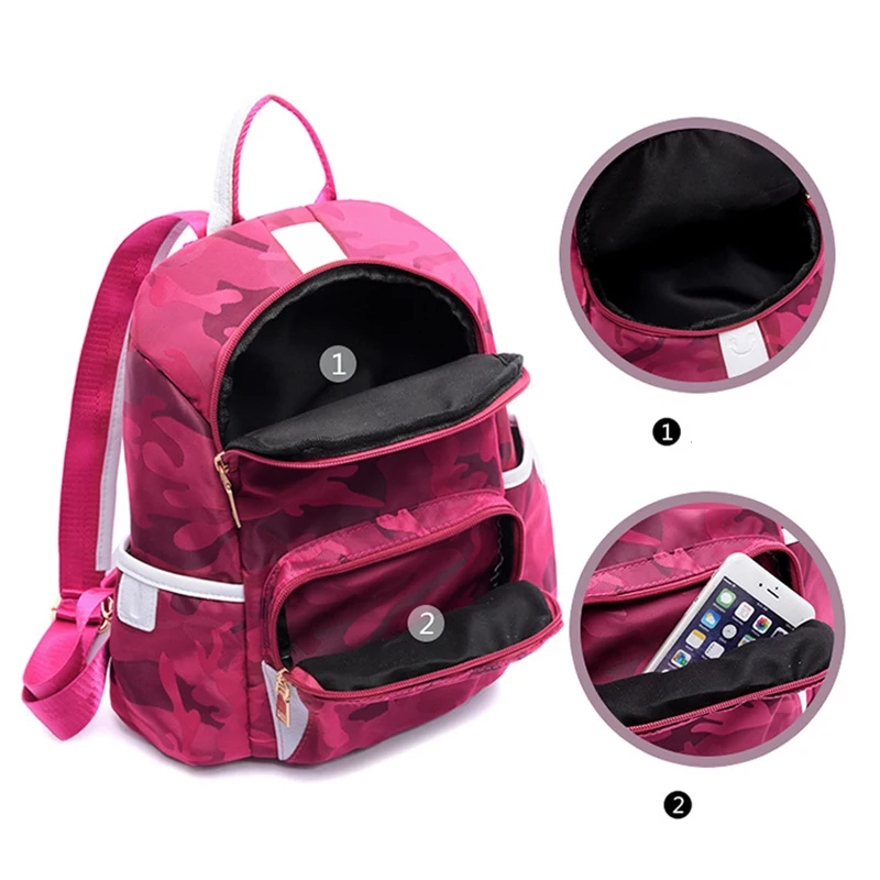 Модный мягкий подгузник, сумка, камуфляжный женский рюкзак для путешествий, водонепроницаемый нейлоновый материал, большая емкость, детский рюкзак, CL5515