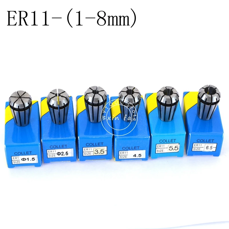 

1pcs ER11 1- 2 3 4 5 6 7 8mmCNC Machine Chuck ER Chuck Milling Cutter for Machine Tool Spindle Chuck