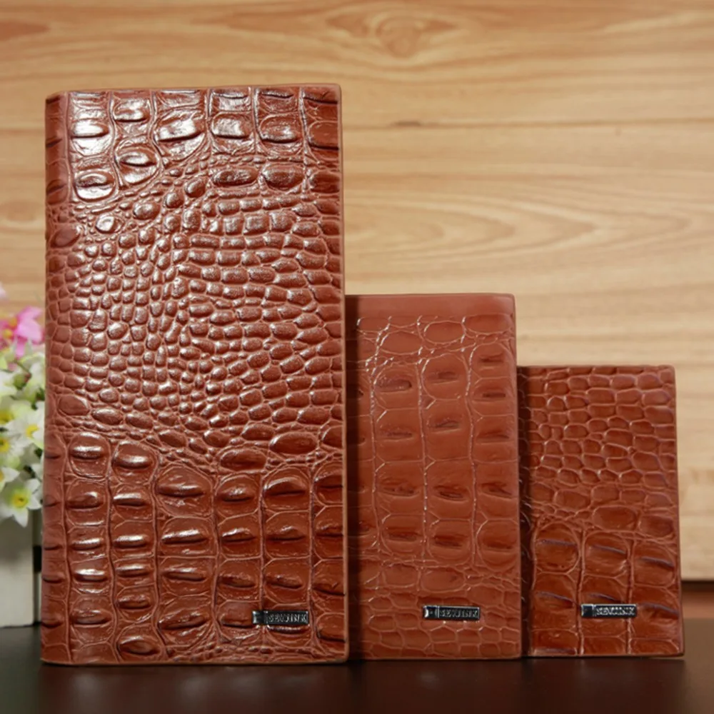 

New Men's Business Wallet ID Card Holder Purse Checkbook Long Clutch Billfold