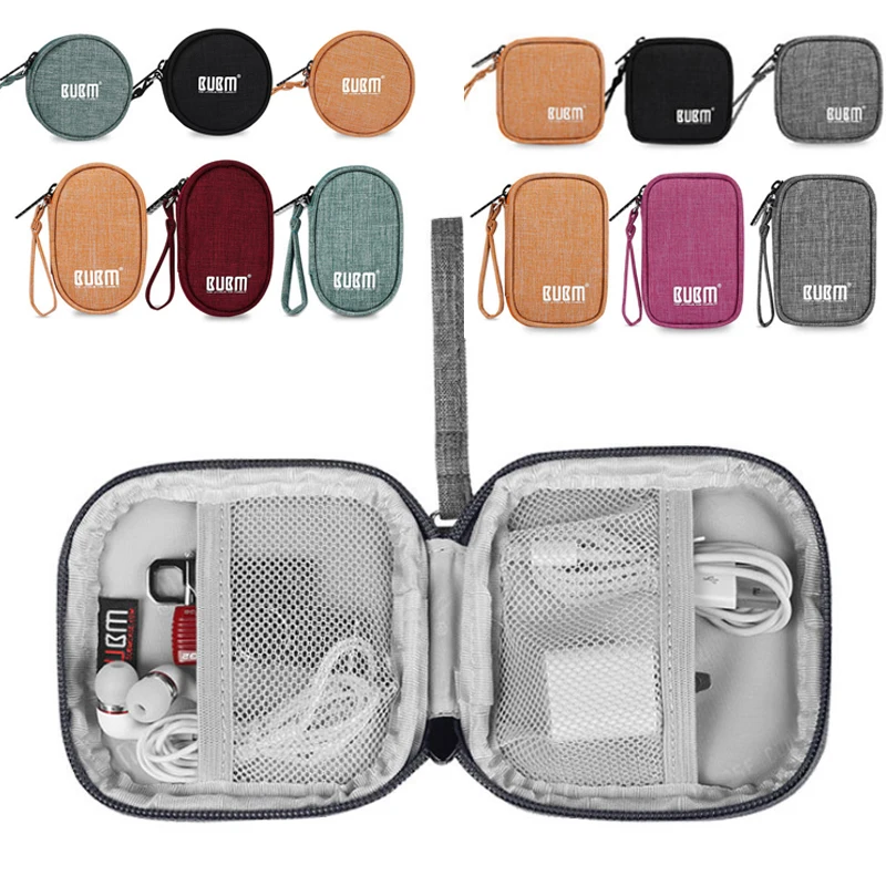 

Basedidea Travel Diversified Digital Storage Bag Mini USB Data Cable Box Portable Earphone Wire Protect Bags