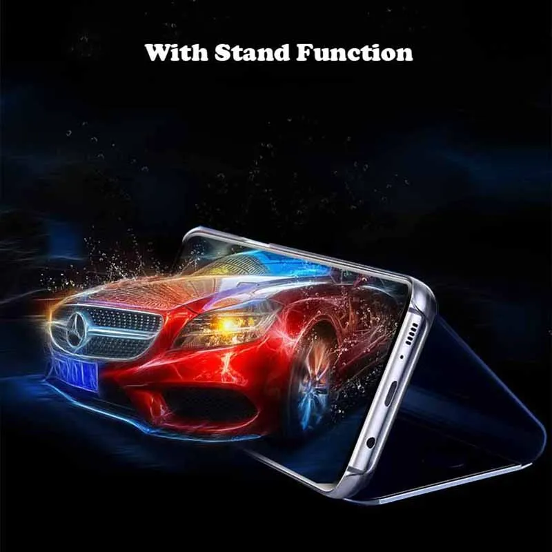 Чехол для Samsung Galaxy J2 Prime роскошный зеркальный умный кожаный чехол с откидной