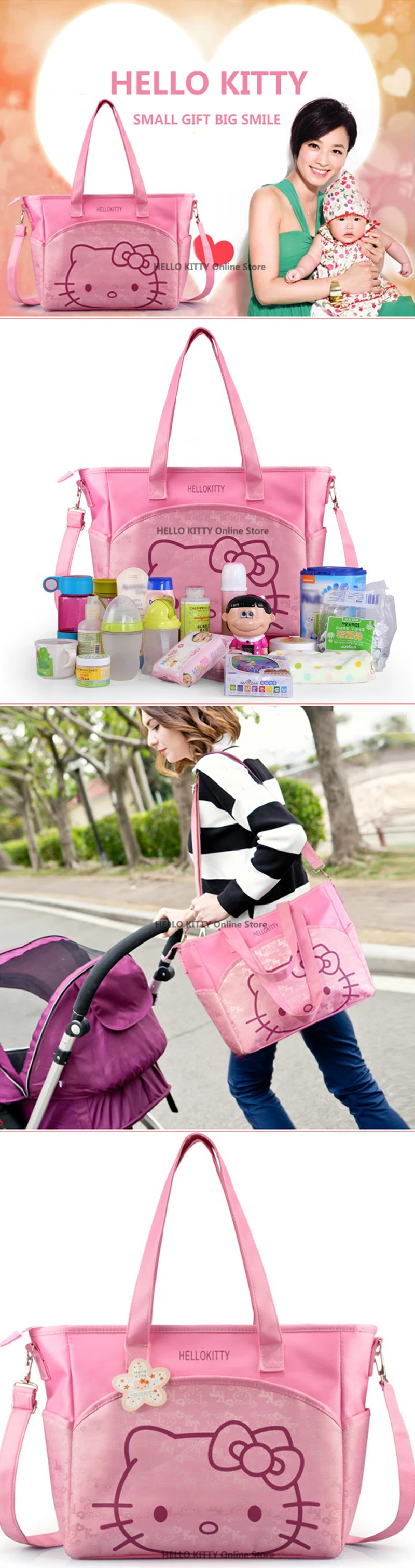 hello kitty diaper bag backpack
