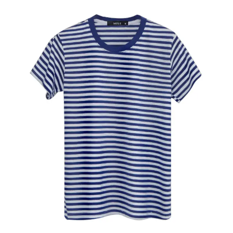 5XL Plus Size T shirts Men Women Summer Spring Short Sleeve Cotton Striped Male Tees shirt Casual Basic Brand MuLS Mens Clothing-06