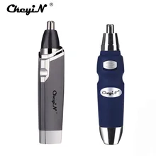 Комплект из 2 предметов, в носу и ушах, Машинка для стрижки волос бритва, триммер выскабливание бровей безопасный уход за кожей лица Бритье, удаление волос Нержавеющая сталь головка