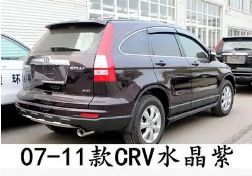 Краска заднего крыла багажник спойлер для 07-11 Хонда сrv CR-V 2007 2008 2009 2010 2011 быстро, EMS(7 цветов