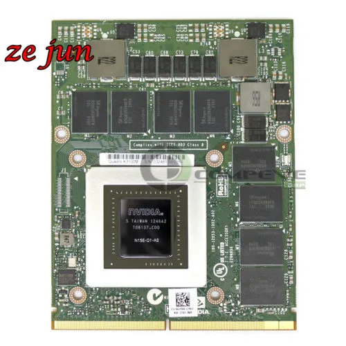 DHL EMS Free Shipping New CN-06JT04 06JT04 6JT04 K3100M N15E-Q1-A2 4G DDR5 Video Graphic Card For Dell M6800 With High Quality
