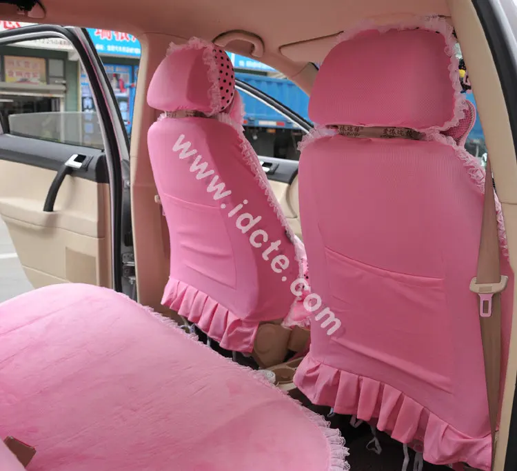 Flower-Print-Lace-Car-Seat-Covers-for-Women-Universal-Short-Plush-Winter-Auto-Seat-Covers-Sets-Interior-Accessories-3