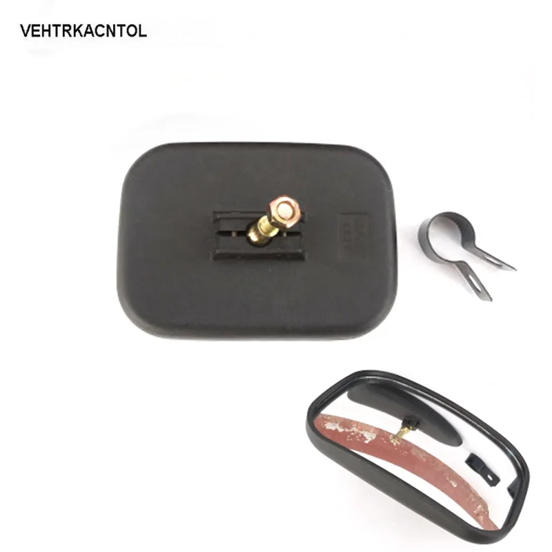

VEHTRKACNTOL Forklift Car Truck Front Wheel Mirror Side Mirror Blind Spot Rearview Mirror 18 x 13 cm Clamp Mount