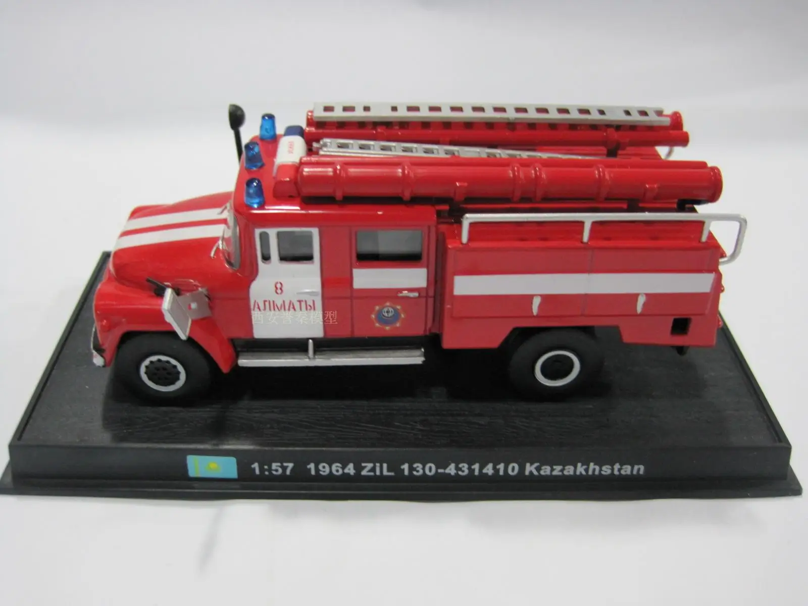 Амер 1/57 масштаб винтажный автомобиль 1964 ЗИЛ 130-431410 Kazakhstan пожарная машина литая металлическая модель автомобиля игрушка для подарка/коллекции