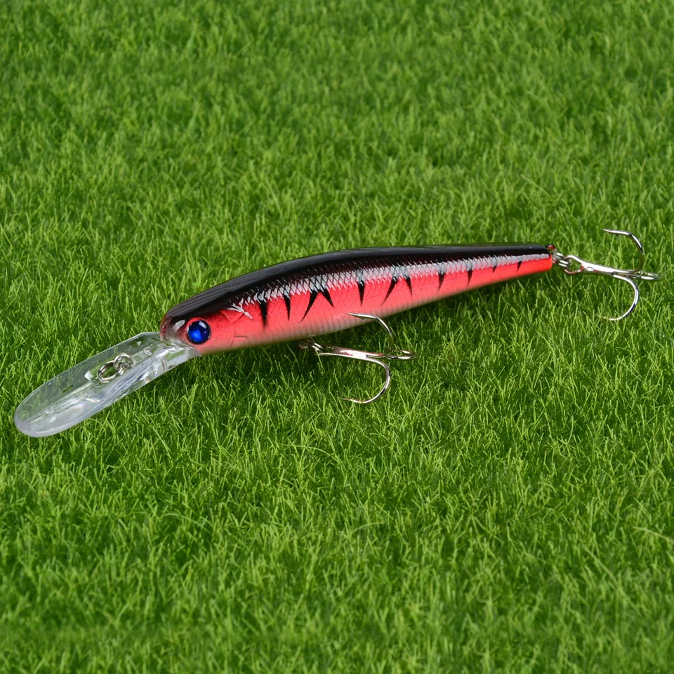 LINGYUE 1 قطعة كبيرة أسماك الصلب Crankbait 12.5 سنتيمتر/14g الصيد إغراء عميق الغوص المتذبذب 4 # التريبل السنانير الطعم الاصطناعي Pesca H076 LINGYUE 1 قطعة كبيرة أسماك الصلب Crankbait 12.5 سنتيمتر/14g الصيد إغراء عميق الغوص المتذبذب 4 # التريبل السنانير الطعم الاصطناعي Pesca H076
