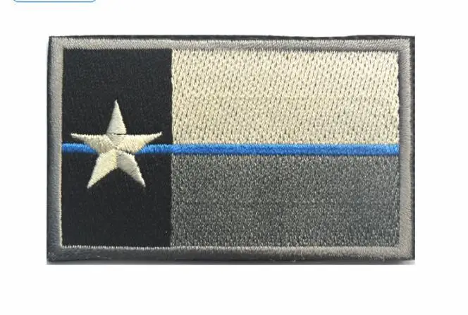 Нашивка на мой флаг Техаса вышитая нарукавная повязка тканевая этикетка, чтобы принять Боевой Дух Тактическая одежда швейная ткань аппликация значок - Цвет: E