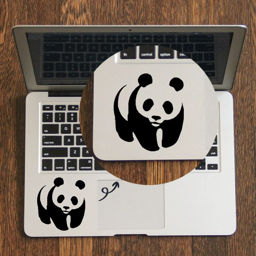 Cute Panda Trackpad Decal Laptop Sticker for Apple Macbook Pro Air Retina 11 12 13 14 15 inch Mac Book HP Notebook Touchpad Skin