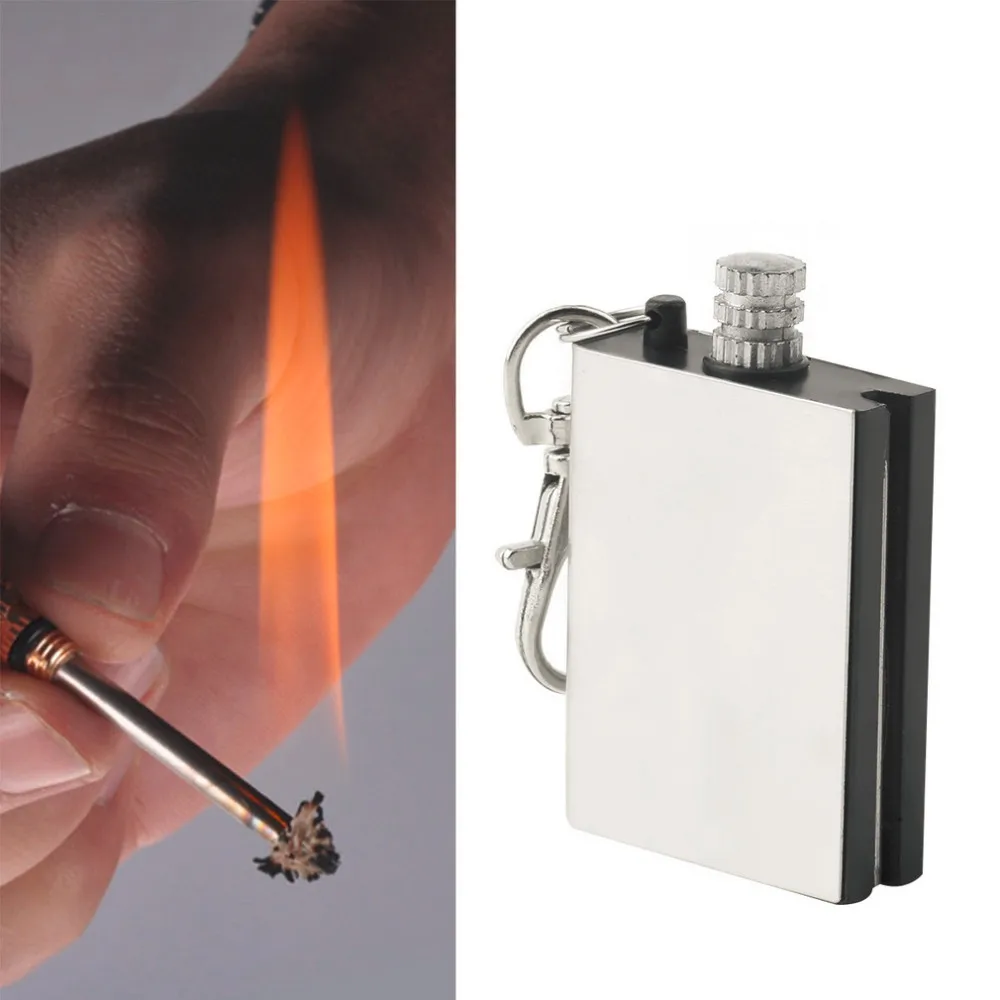 10~100x Emergency Survival Camping Hiking Fire Starter Flint