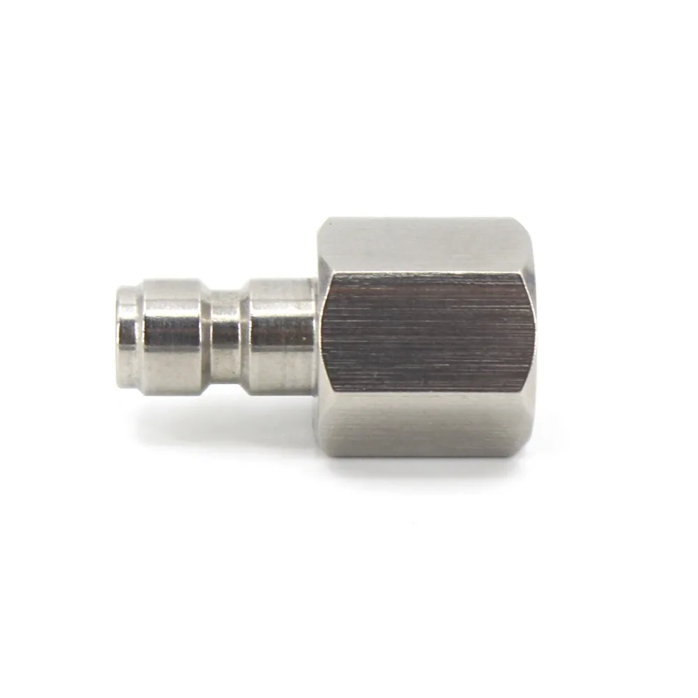 PCP ВВС Пейнтбол нержавеющая сталь Quick Coupler фурнитура для соединителя 1/8 BSPP 1/8NPT M10x1 8