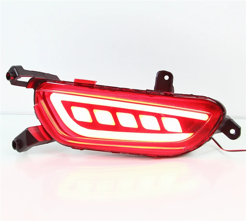 

Car Flashing 2 pcs for mazda cx-3 cx3 cx 3 2016 - 2017 LED DRL Rear Bumper tail light fog lamp Brake Lights DRL reflector