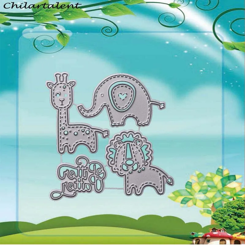 

Animal styles metal cutting dies craft new stamps 2018 Embossing Scrapbooking die cutting for card making decor snijmal en