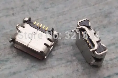 50 шт./лот Micro USB зарядный порт разъем питания для мобильных телефонов планшетов