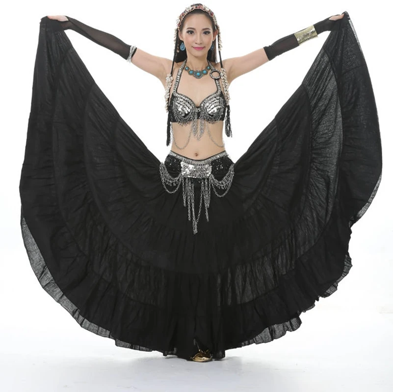 Женский костюм для танца живота Gypsy этнический Цыганский с широкой юбкой