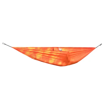 

Double Parachute Silk Camping Hammock for Two (Orange)