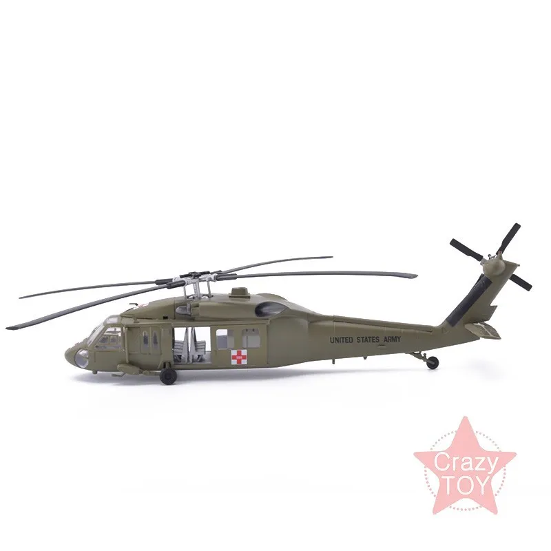 Easy Model UH60A нам медицинской моделей вертолетов 1/72 весы Готовая модель игрушка для сбора