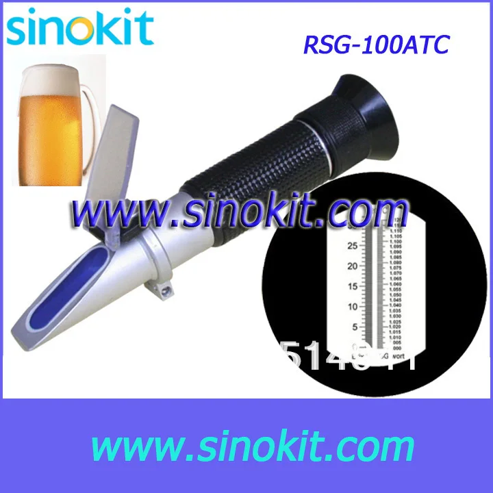 

Free Shipping Beer/Brix Hand-held Refractometer RSG-100ATC