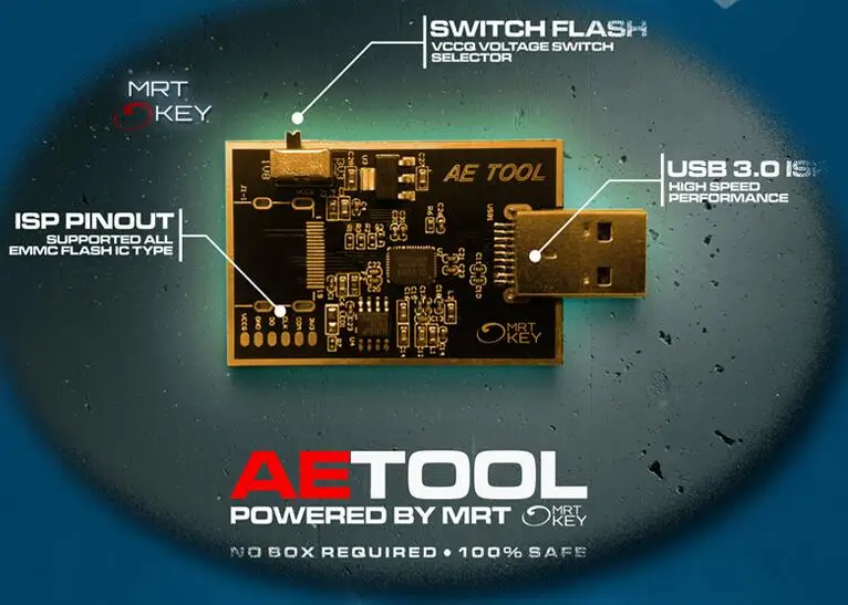 AE инструмент работающий от MRT Dongle TEAM EMMC программатор для OPPO R15 R15X A5 A7 K1 ISP TOOL|Детали