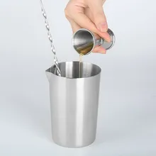 304 мешалка из нержавеющей стали, металлический коктейльный с коктейльным бокалом смешивающие чашки винные венчики 500 мл