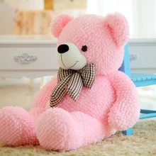 Плюшевый мишка 120 см галстук плюшевая игрушка розовый плюшевый мишка кукла подарок t6135