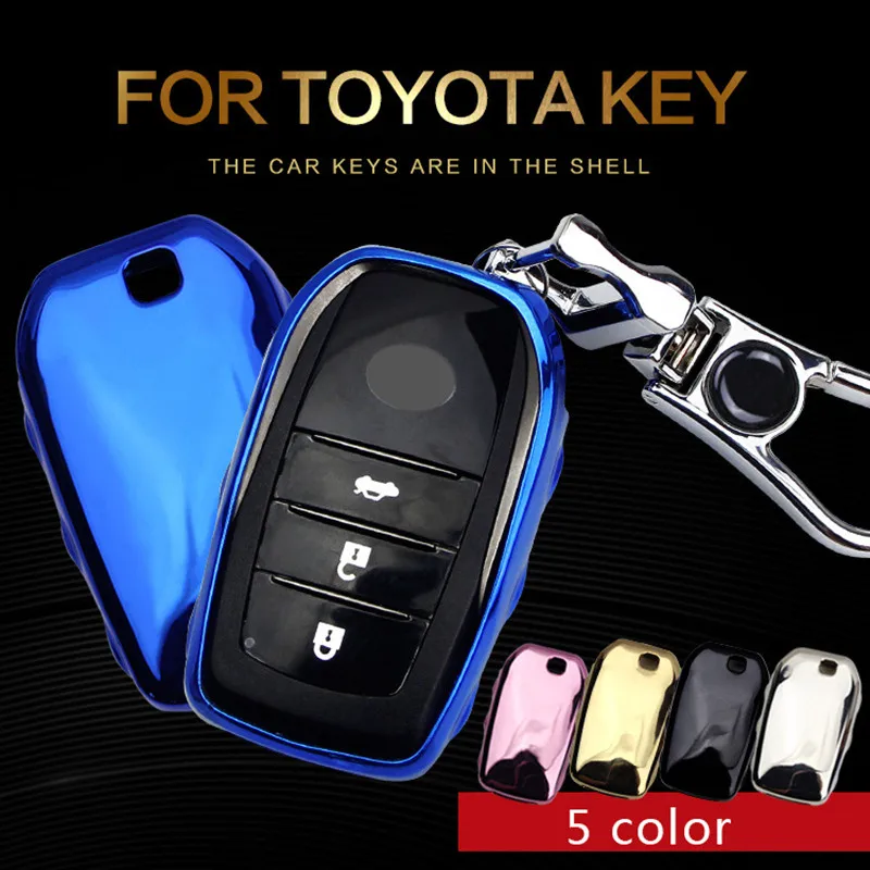 KUKAKEY TPU Car Key Case For Toyota Remote Smart Key Shell KUKAKEY TPU Car Key Case For Toyota Remote Smart Key Shell