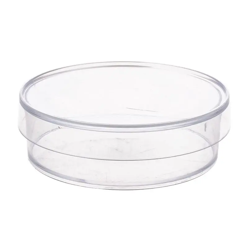 10 шт. 35 мм x 10 мм стерильные пластиковые тарелки Петри с крышкой для LB плиты дрожжи(прозрачный цвет