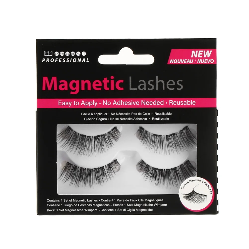 

1 Box Magnetic Eyelashes with 4 Magnets Handmade Magnetic Lashes Natural False Eyelash Magnet Lash Eye Makeup Beauty Tool