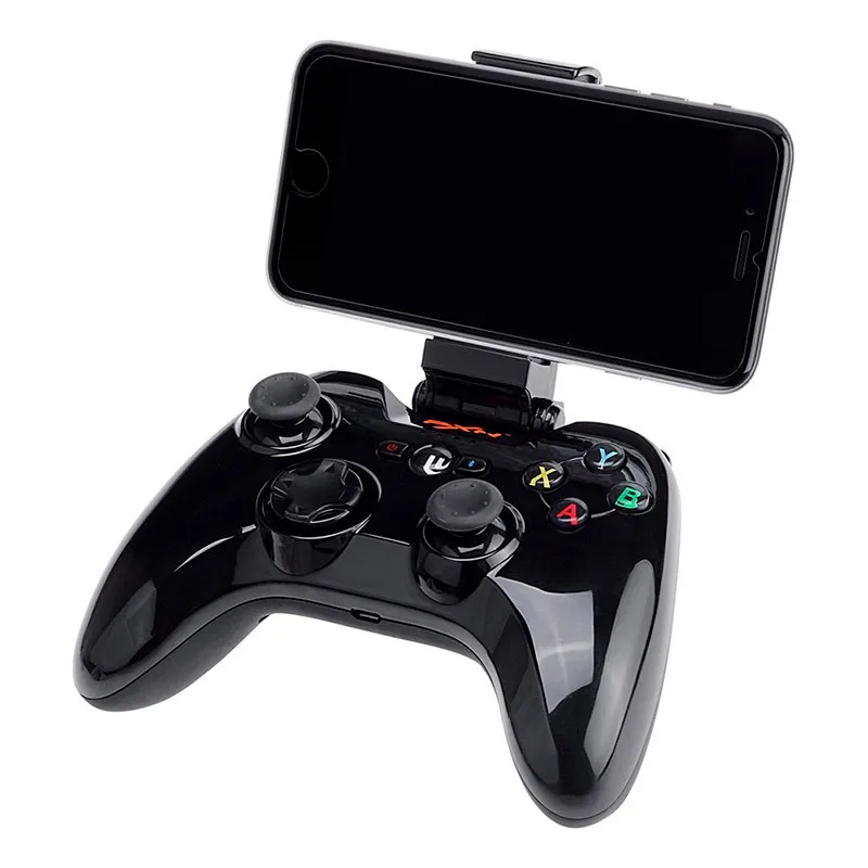 PXN PXN-6603 Speedy Wireless Bluetooth Game Controller Gamepad Joystick Joypad with Phone Clamp Holder for iPhoneiPad White (9)