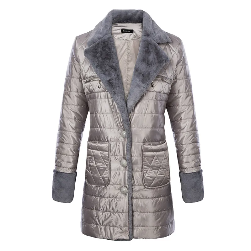 

JOOBOX 2018 Fashion Spring Autumn Jacket Women Ultralight Overcoat Female Solid Cotton-Padded Jacket Coat Casual Thin Parka