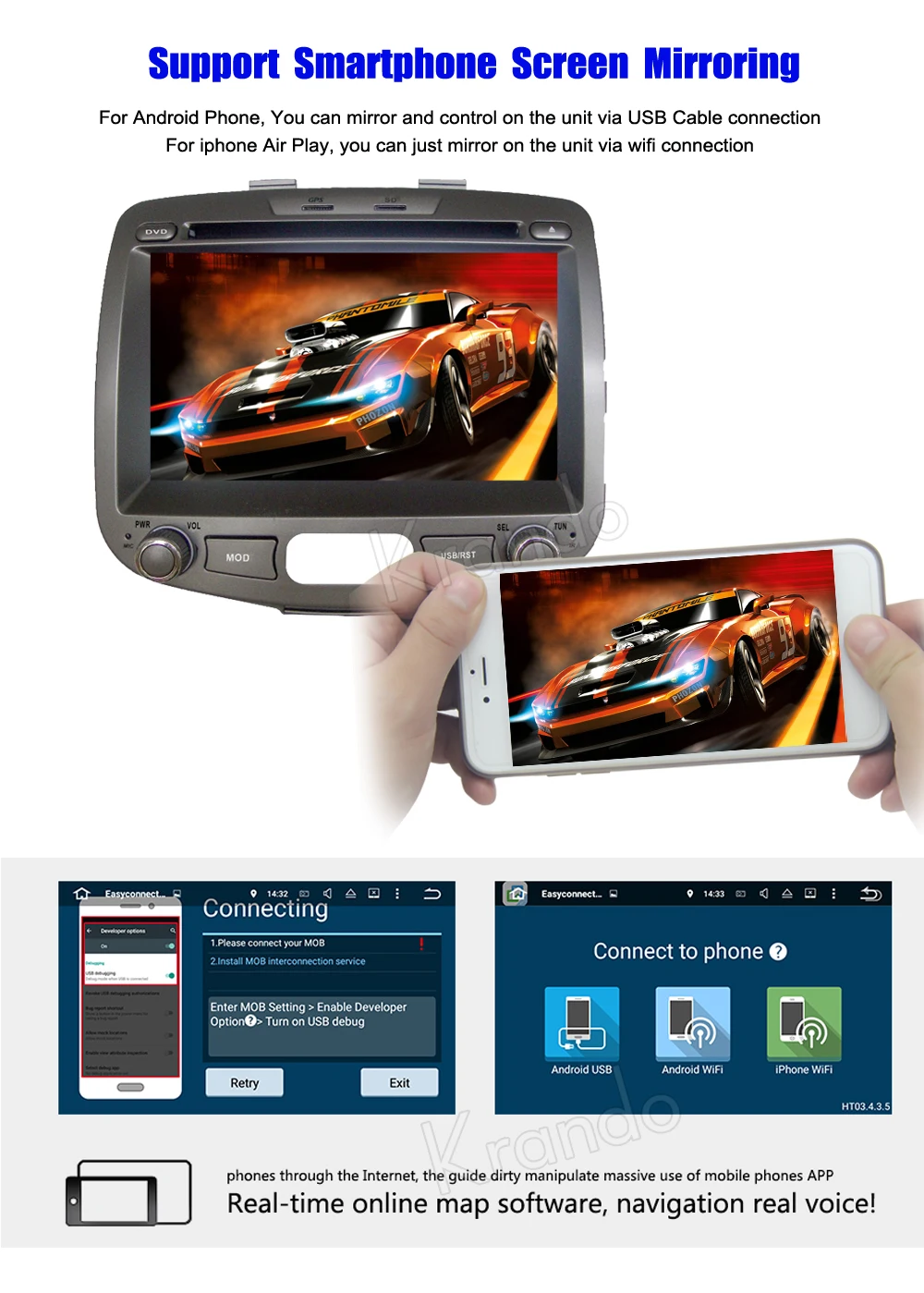 Krando Hyundai I10 2007-2012 Android car radio gps navigation multimedia system (4)