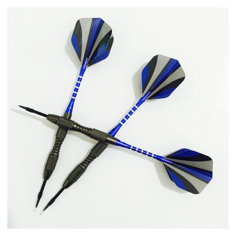 Darts Set 3 Boxed Metal Imitation Tungsten Steel Aluminum Rod Darts Needle Game Resistance Falling Flying Pin