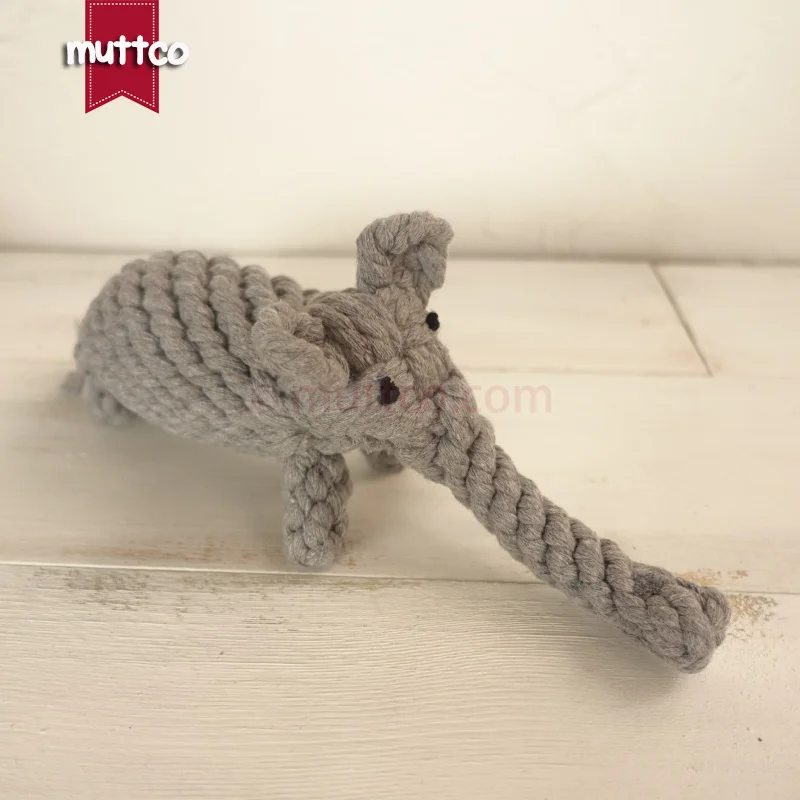 US $164.16 50pcsLot Wholesale Cute Elephant Dog Toy Cotton Rope Toy Dog Pet Toy DRT002
