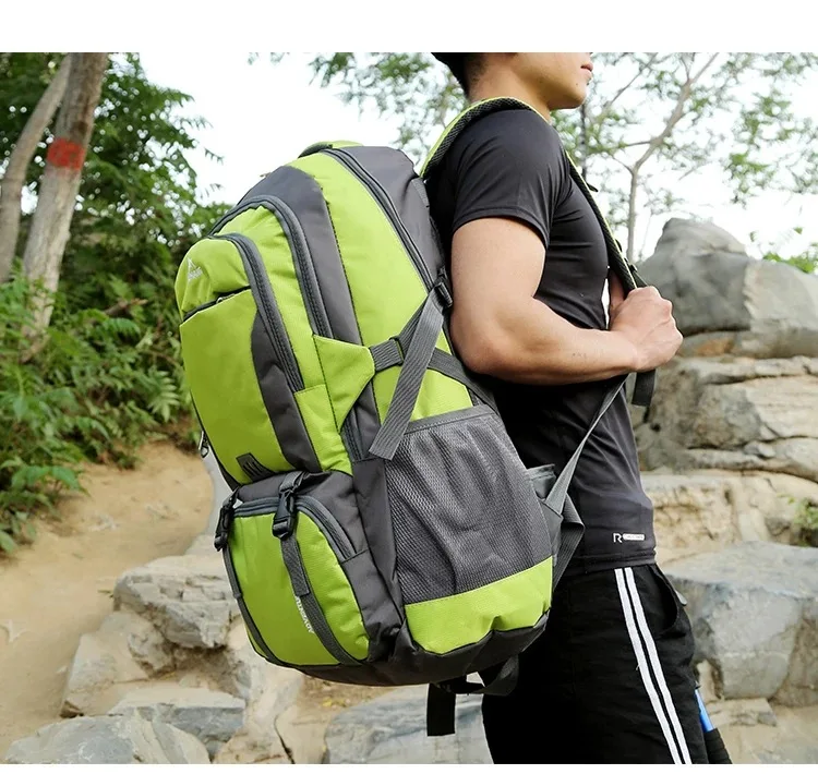 Водонепроницаемый мужской рюкзак унисекс 60л, дорожная сумка, спортивная сумка, сумка для альпинизма, пешего туризма, альпинизма, кемпинга, рюкзак для мужчин