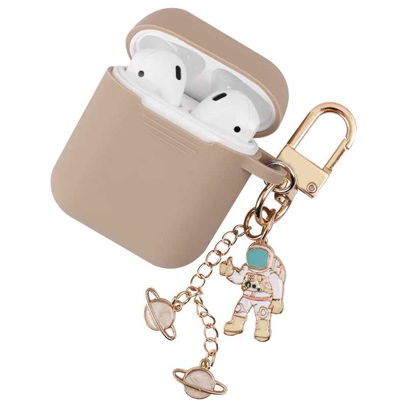Роскошный силиконовый чехол космонавта для Apple Airpods 1 2 аксессуары защитный
