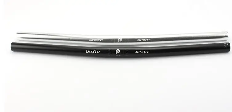 

Litepro 412 spirit 6061 aluminum horizontal handlebar BMX one shaped handlebar straight handlebar 25.4 580mm 145g
